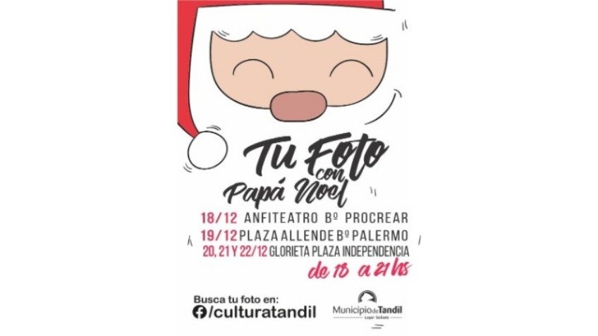 Papá Noel saludará a los chicos en esta Navidad